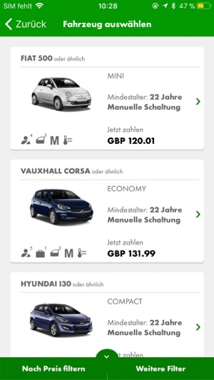 ‎Europcar im App Store
