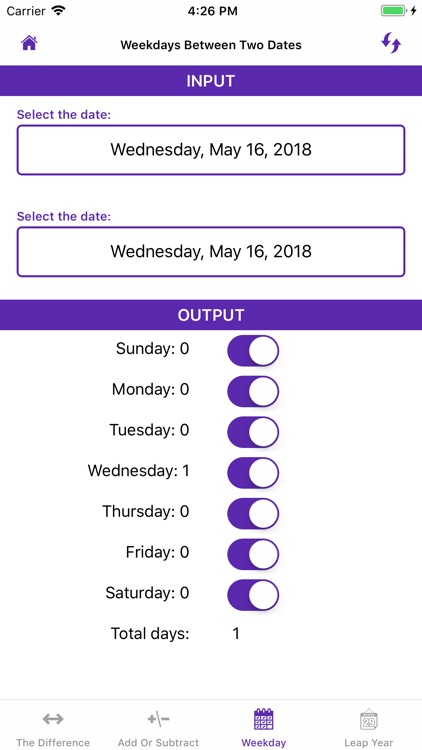 Date Calculator++ Simple