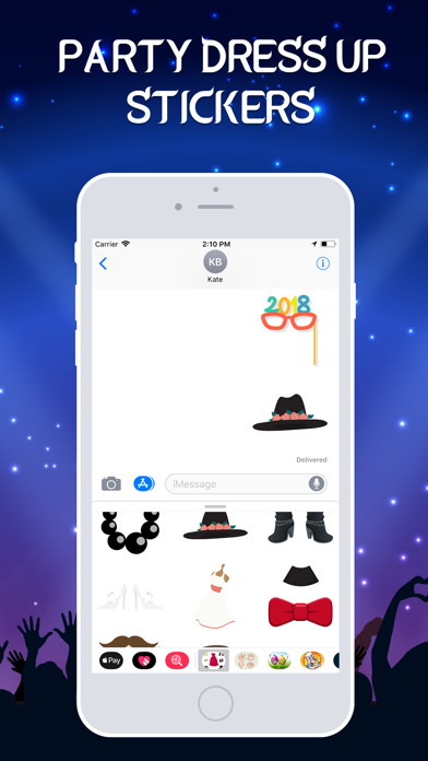 Party Dress Up Emojis screenshot 4