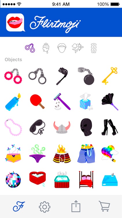 Flirtmoji Keyboard Stickers screenshot-3