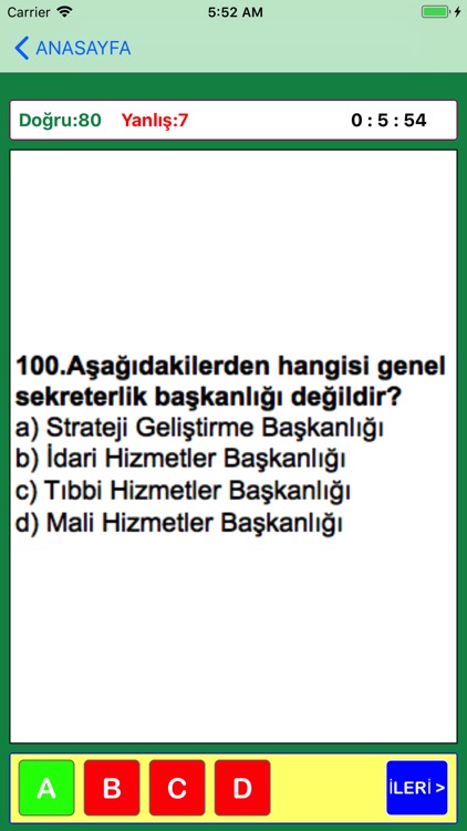 Aday Memurluk Ç.Sınav Soruları screenshot-3