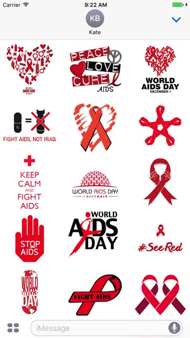 Act Against AIDS Sticker Pack screenshot 2