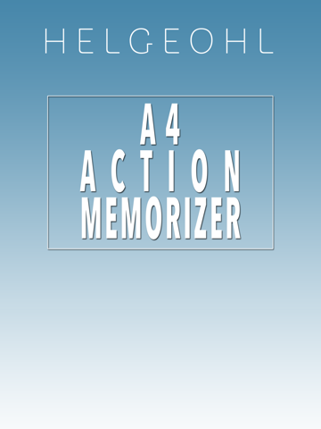 A 4 Action Memorizer для iPad