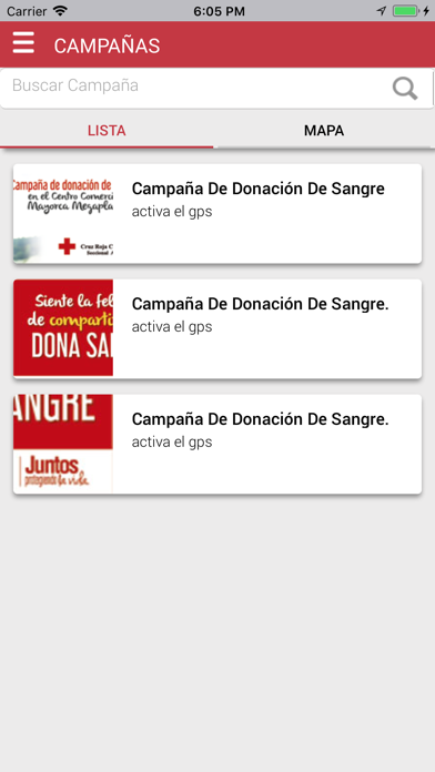 Banco Virtual de Sangre screenshot 2