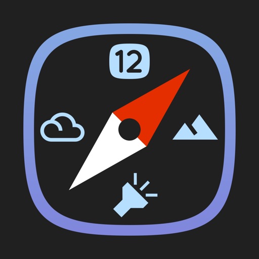 Compass 12: Magnetic/True North & GPS for Travel