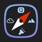 "Compass 12" is not just one of the best regular compass apps on the App Store