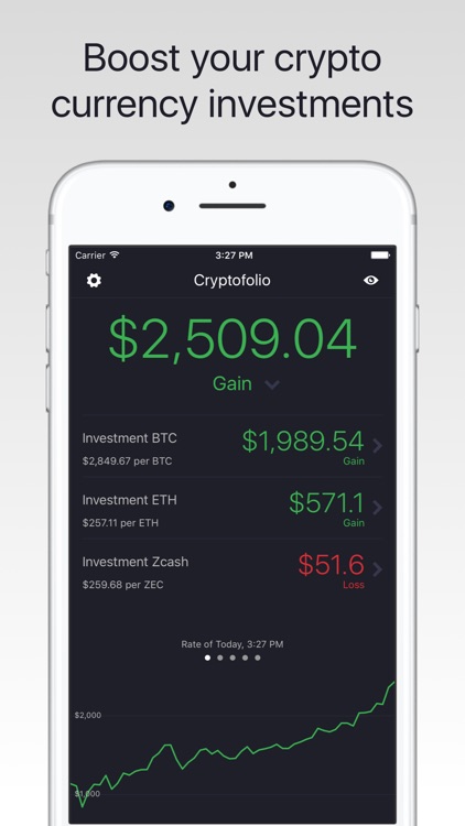 Cryptofolio - Portfolio for Bitcoin, Ethereum, ...