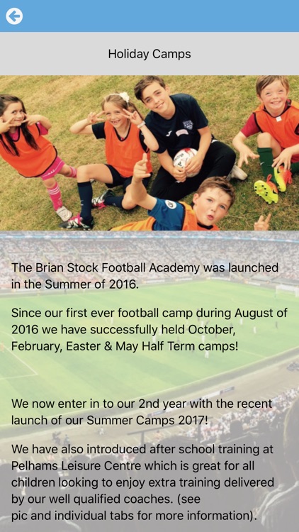 Brian Stock Football Academy