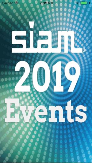 SIAM 2019 Conferences