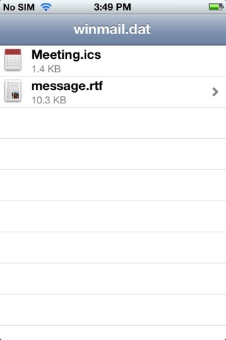 Winmail File Viewer screenshot 3