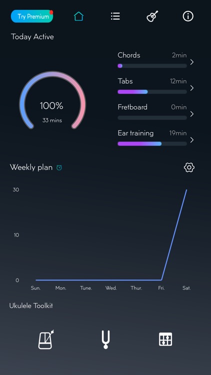 Tunefor Ukulele tuner & chords screenshot-4