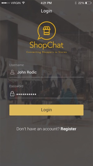 Shop Chat App