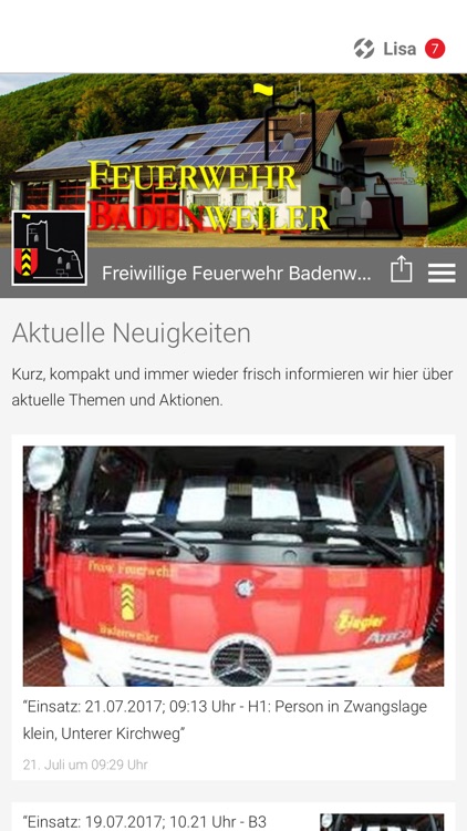 Fw. Feuerwehr Badenweiler