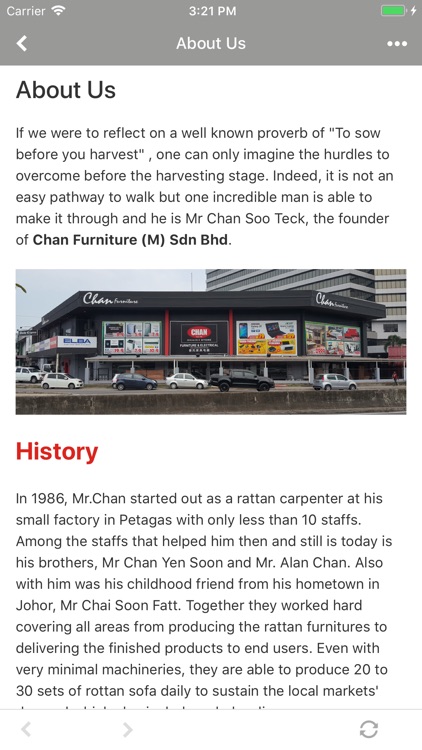 Chan Furniture Sdn Bhd