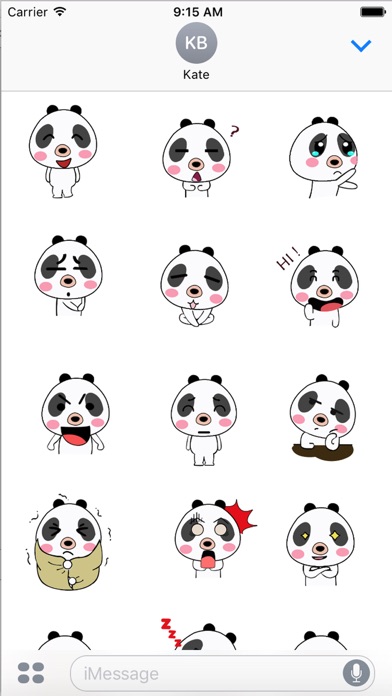 PandaMan - Panda Emoji GIFs screenshot 2