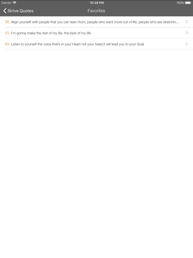 Strive Quotes on the App Store Strive Quotes on the App Store