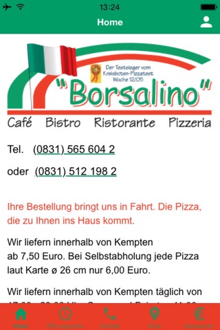 Pizza Borsalino Kempten screenshot 3