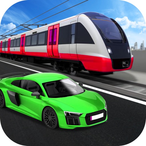 Car vs Train Race : Furious Car Racing iOS App