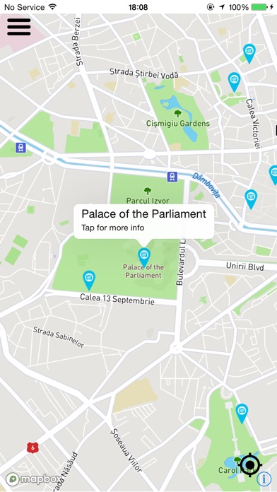 Bucharest Tourist Map screenshot 3