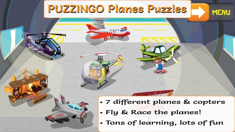 PUZZINGO Planes Puzzles Games