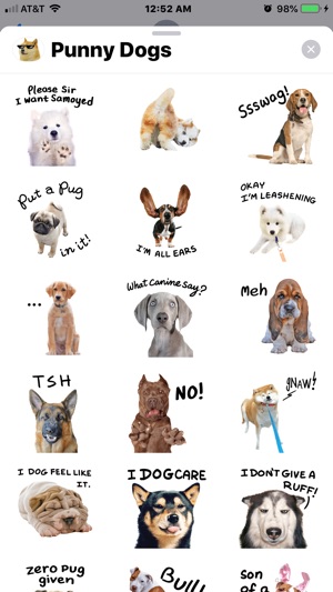 # Punny Dogs Animated Stickers(圖5)-速報App