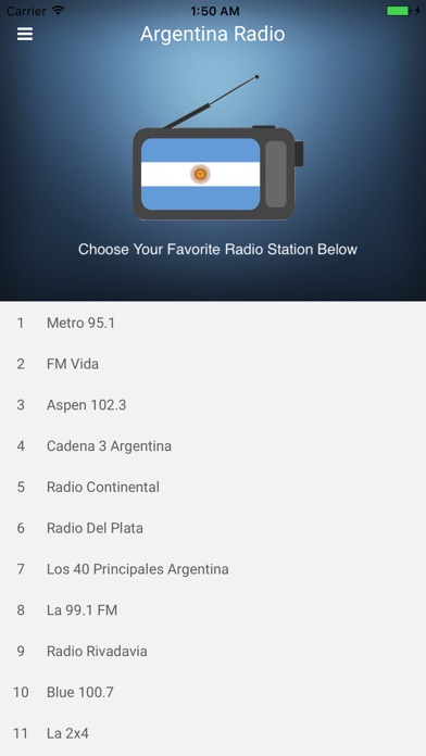 Argentina Radio Station: AR FM screenshot 4
