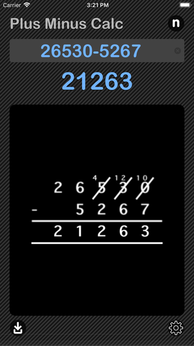 Plus Minus Calculator screenshot 2
