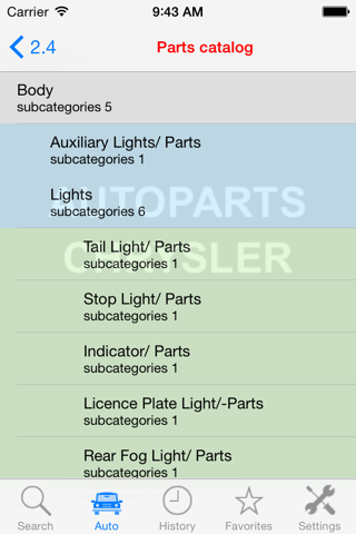 Autoparts for Chrysler screenshot 3