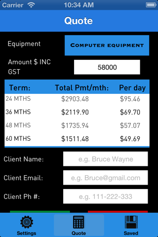 Betterrent Quote System screenshot 3