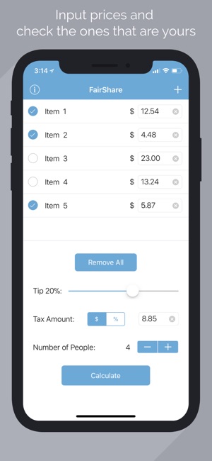 FairShare - Split bills fairly