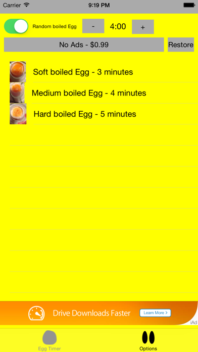 How to cancel & delete Egg Timer 2 from iphone & ipad 3