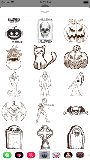 Halloween Sketch Elements
