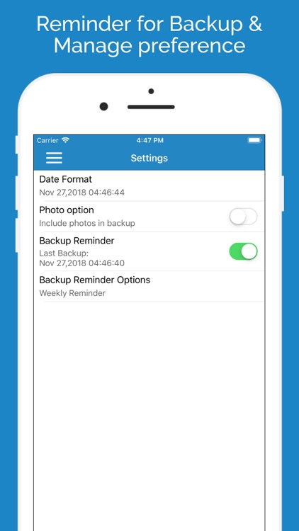 Contacts Backup Manager PRO screenshot-3