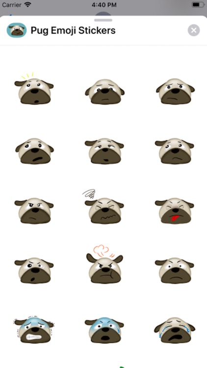Pug Emoji Stickers !