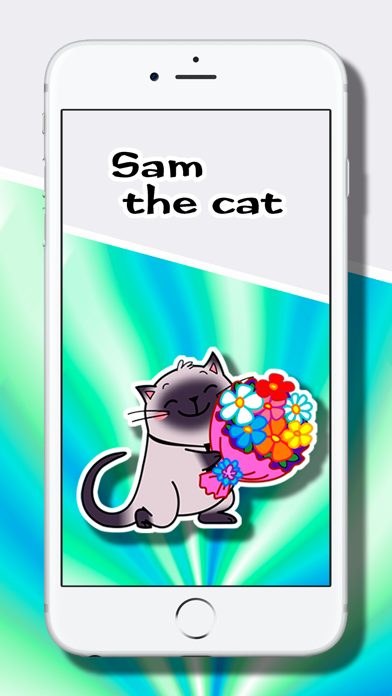 How to cancel & delete Cat Stickers: Fat Sam from iphone & ipad 1