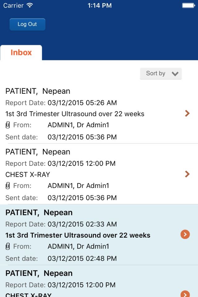 Medinexus Nepean Imaging Patient Access screenshot 3