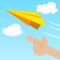 We made a paper plane iPhone app