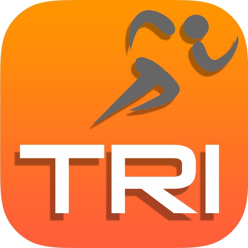 Triathlon - Sprint & Olympic Swim, Bike, & Run Log Icon