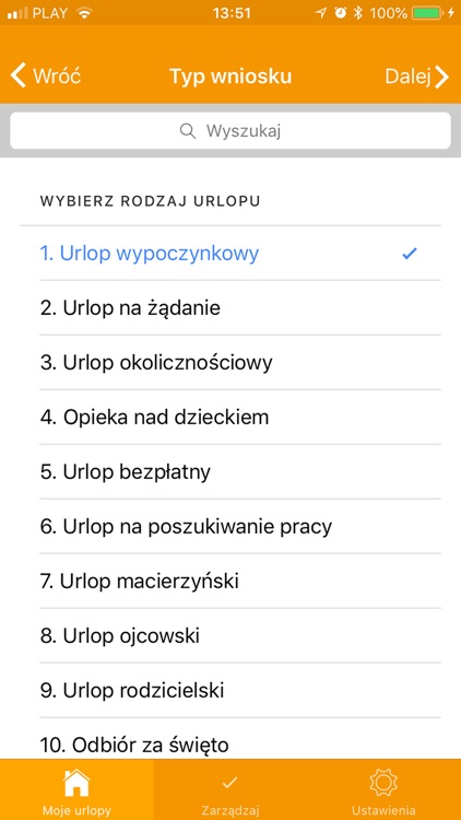 Urlopy.co Mobile