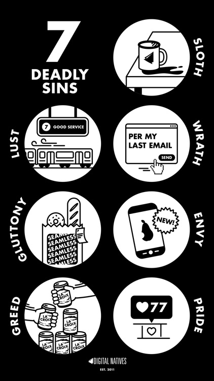 7 Deadly Sins - Stickers