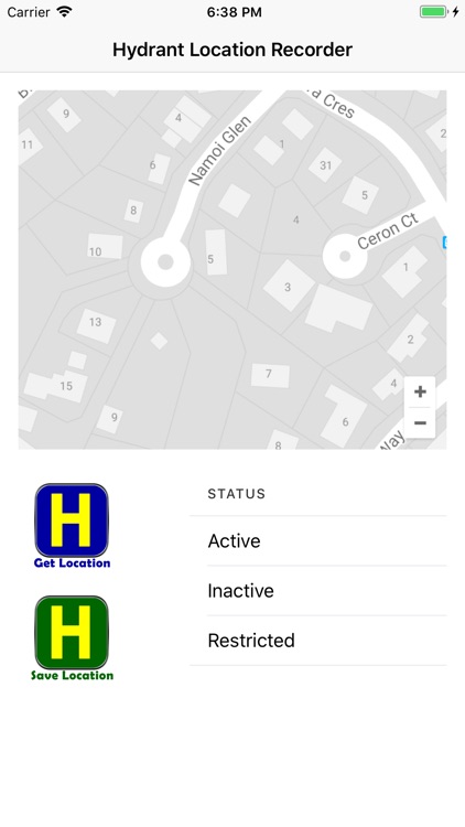 Hydrant Location Recorder