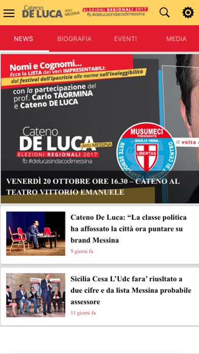 De Luca Elezioni Regionali '17 screenshot 2