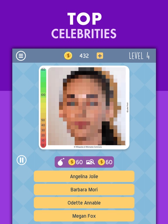 App Shopper: Celebrity Guess: Icon Pop Quiz (Games) - App That Can Guess What Celebrity You Are Thinking Of