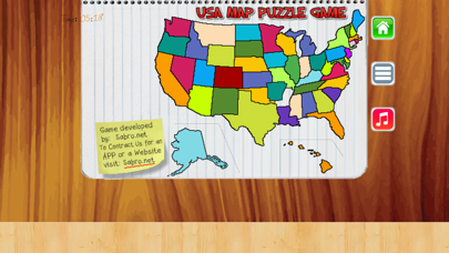 How to cancel & delete USA MAP 50 States Puzzle Game from iphone & ipad 3