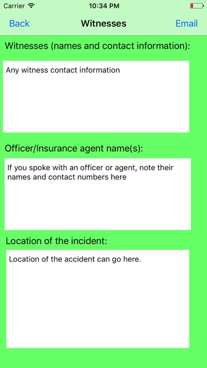 Collect Accident Information screenshot-3