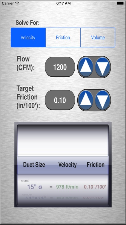 HVAC Duct Size Calculator screenshot-0