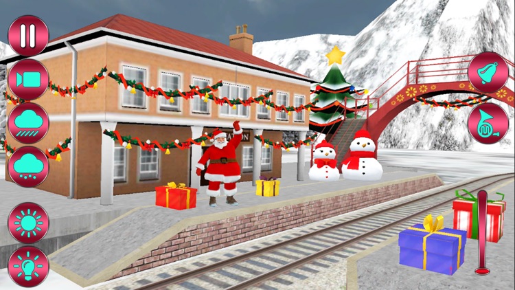 Santa Christmas Train Sim