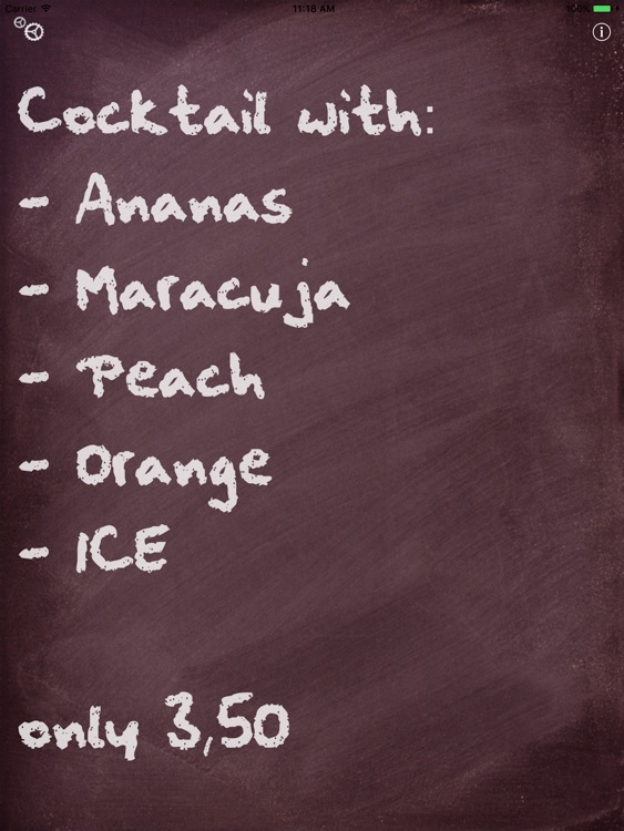 Promotion Blackboard