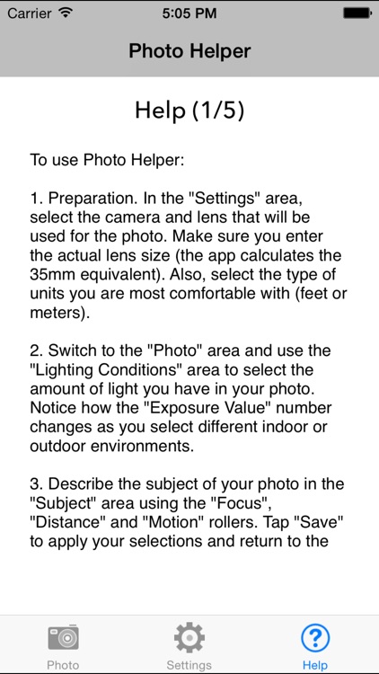 PhotoHelper - Camera Settings For Better Pictures screenshot-4