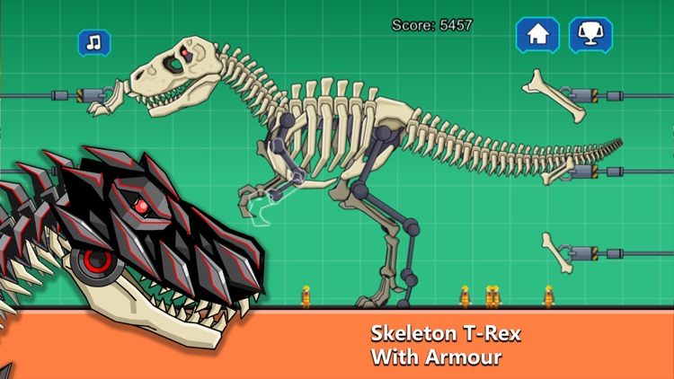 T-Rex Dinosaur Fossils Robot Age